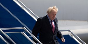 Ο Βρετανός πρωθυπουργός Μπόρις Τζόνσον στη Σύνοδο G7