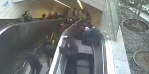 Κυλιόμενη σκάλα κατάπιε άνδρα