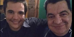 Ο Κώστας Ευρυπιώτης με τον γιο του, Αδαμάντιο