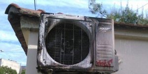 Φωτιά σε κλιματιστικό