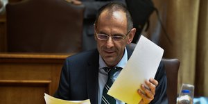 Ο υπουργός Επικρατείας, Γιώργος Γεραπετρίτης
