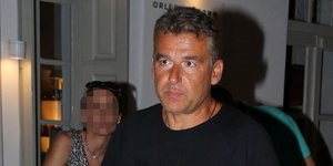 Ο Γιώργος Λιάγκας στη Μύκονο