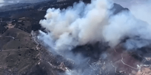 Μεγάλη φωτιά στο νησί Γκραν Κανάρια