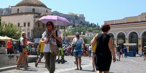 Ζεστός καιρός στην Αθήνα