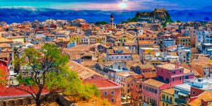 Η πόλη της Κέρκυρας από ψηλά