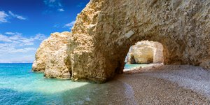 Η παραλία Καστέλι στο Κάτω Κουφονήσι