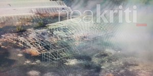 Κάηκε ένα θερμοκήπιο