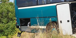 Το ΚΤΕΛ που παραλίγο να πέσει στον γκρεμό