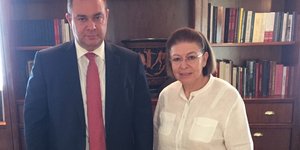 Fadey Charchoghlyan, Λίνα Μανδώνη