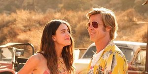 Η Μάργκαρετ Κουάλεϊ με τον Μπραντ Πιτ σε σκηνή της ταινίας