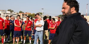 Παρουσία Βαγγέλη Μαρινάκη ο αγιασμός του Ολυμπιακού για τη νέα χρονιά