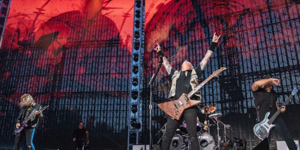 Οι Metallica επί σκηνής