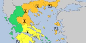 Προγνωστικός χάρτης για τον καιρό