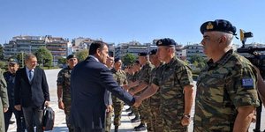 Ο ΥΕΘΑ Νίκος Παναγιωτόπουλος στην 1η Στρατιά