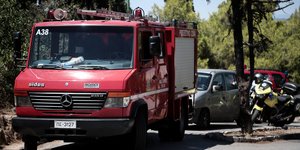 Πυροσβεστικό όχημα σε υπηρεσία