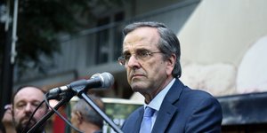 Σπασμένες τις θυρίδες του βρήκε ο Αντώνης Σαμαράς μετά τον έλεγχο για την Novartis
