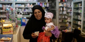 Συρία γυναίκα με μωρό