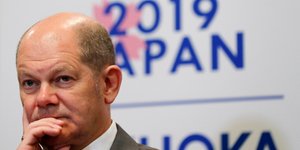 Ο Γερμανός υπουργός Οικονομικών, Όλαφ Σολτς 