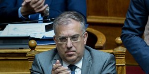 Ο υπουργός εσωτερικών Τάκης Θεοδωρικάκος