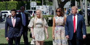 Τίφανι, Μελάνια και Ντόναλντ Τραμπ