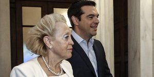 Βασιλική Θάνου, Αλέξης Τσίπρας