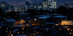 Εικόνα από το Καράκας στο σκοτάδι έπειτα από μπλακ άουτ στην πρωτεύουσα της Βενεζουέλας
