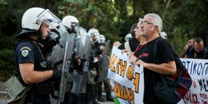 Ενταση και χημικά στο Ζάππειο 