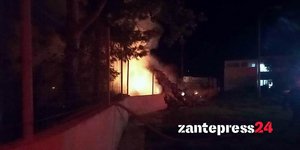 Ζάκυνθος: Μεγάλη φωτιά σε εξέλιξη στις κτιριακές εγκαταστάσεις του ΦΟΔΣΑ