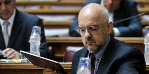 Ο βουλευτής της ΝΔ Μπάμπης Παπαδημητρίου στη Βουλή