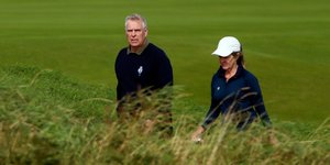 O πρίγκιπας Άντριου σε πρόσφατο τουρνουά γκολφ στη Βόρεια Ιρλανδία