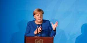 Η Ανγκελα Μέρκελ σε ομιλία της στον ΟΗΕ