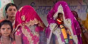 Ανήλικη νύφη ετοιμάζεται να παντρευτεί 