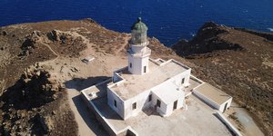 Ο φάρος Αρμενιστής στη Μύκονο