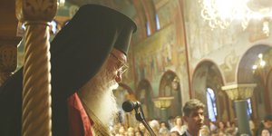 Ο Αρχιεπίσκοπος Ιερώνυμος στον Ι.Ν Υψώσεως Τιμίου Σταυρού Κυψέλης