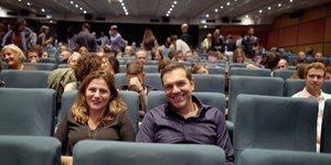 Στις Νύχτες Πρεμιέρας βρέθηκαν ο πρώην πρωθυπουργός Αλέξης Τσίπρας και η σύντροφός του Μπέτυ Μπαζιάνα