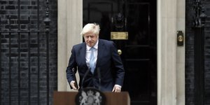 Ο Μπόρις Τζόνσον στην Ντάουνινγκ Στριτ