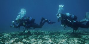 Δύτες στον βυθό θάλασσας