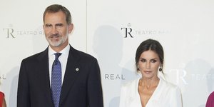 Η βασίλισσα Λετίθια με τον βασιλιά Φελίπε