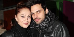 Η Φιλαρέτη Κομνηνού με τον γιο της, Γιώργο Παπαγεωργίου