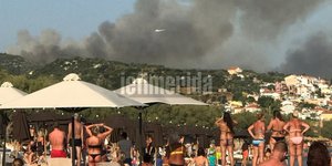 Μεγάλη φωτιά στη Σάμο