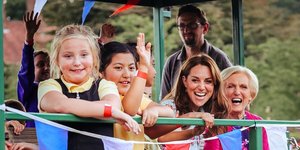 Κέιτ Μίντλετον γαλάζιο φόρεμα