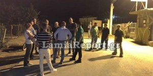 Κάτοικοι διαμαρτύρονται στη Λαμία