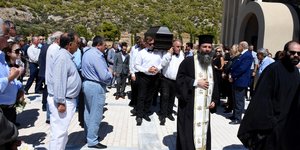 Η κηδεία του Δημήτρη Ρίζου