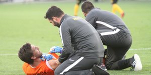 Ο Κουέστα στον αγωνιστικό χώρο της Τούμπας