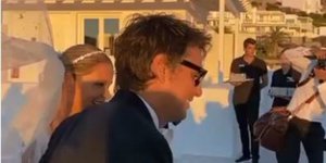 Νίκος Κριθαριώτης, Ναστάζια Δαρίβα, γάμος Μύκονος