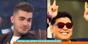Ο Σαντιάγκο Λάρα και ο Ντιέγκο Μαραντόνα