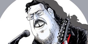 Σκίτσο του Λαυρέντη Μαχαιρίτσα