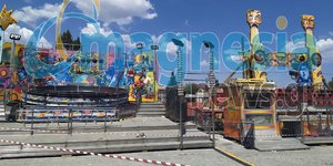 Το λούνα παρκ στο Αλμυρό Βόλου