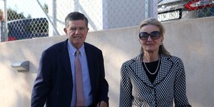 Ο Αθανάσιος Μαρτίνος και η σύζυγός του