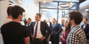 Ο πρωθυπουργός συνομίλησε με Ελληνες φοιτητές